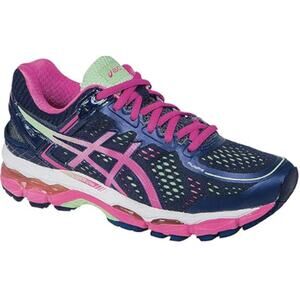 ASICS Women's‎ Gel Kayano 22 Indigo Blue Pink Glow Sneakers Shoes Size 8